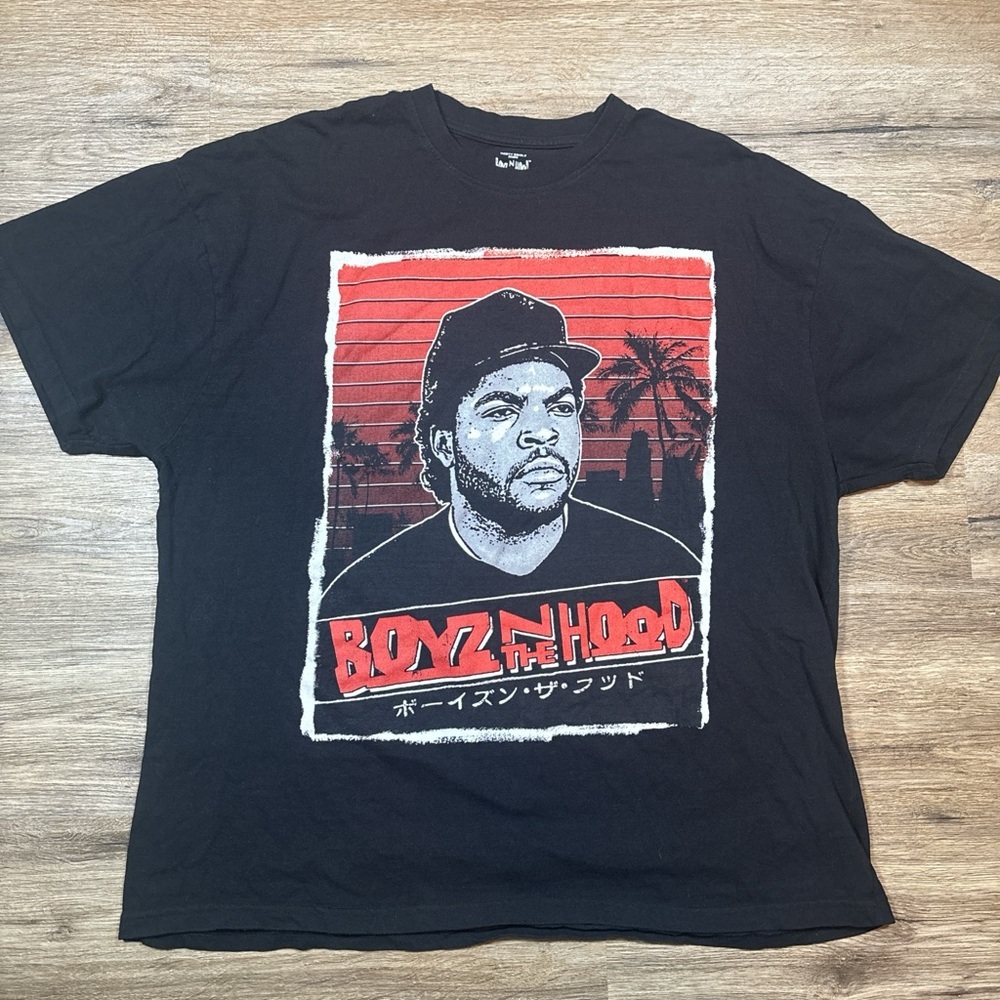 Boyz N The‎ Hood Graphic Short-Sleeve Tee - Black/Red